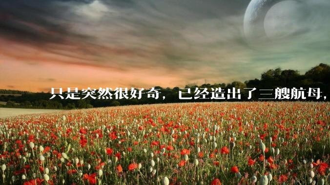 只是突然很好奇，已经造出了三艘航母，为何不能按照这样的模板，批量建造航母呢?